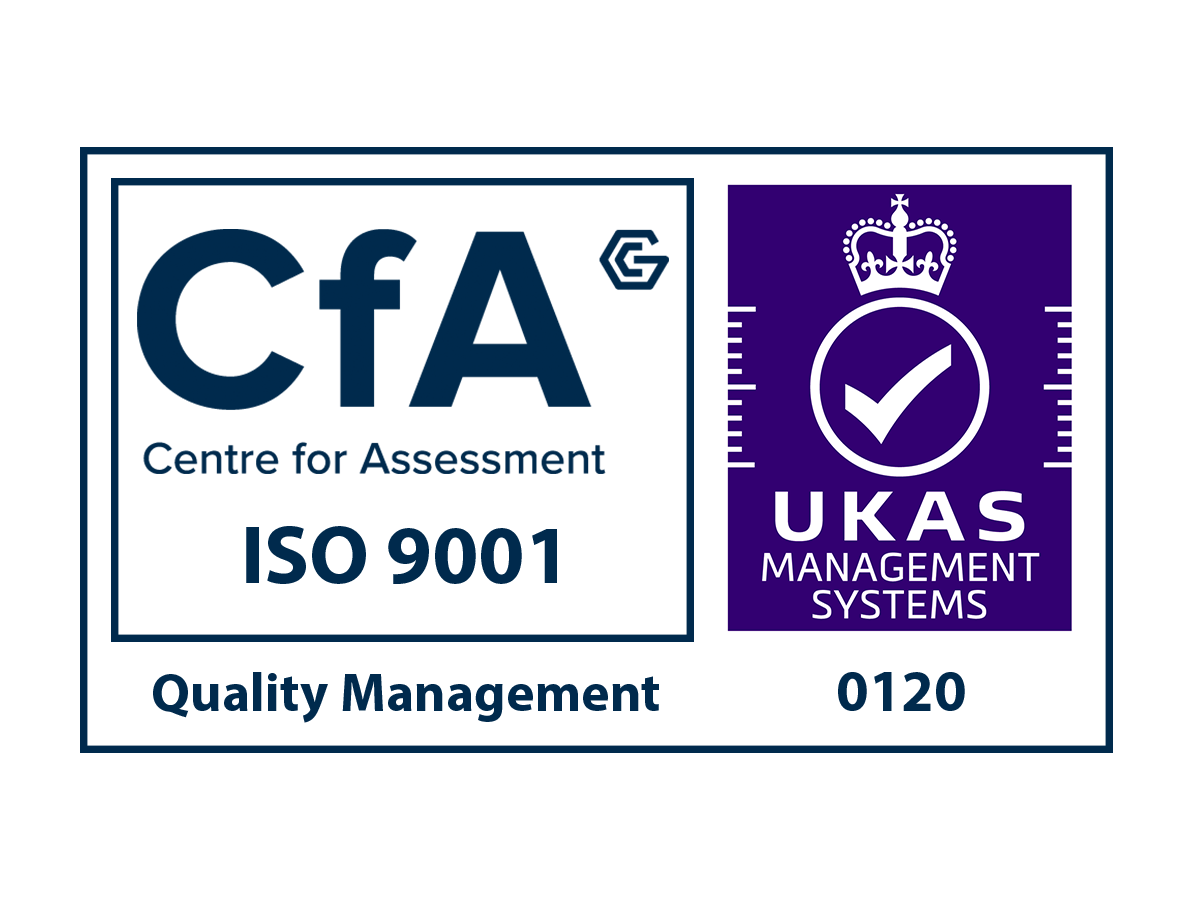 Centre for Assessment ISO 9001 Logo